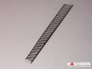 Alfa Romeo Giulia Shift Console Cover Trim - Carbon Fiber - Flexible / Self Adhesive